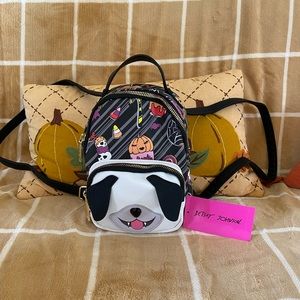 Betsey Johnson dog backpack~